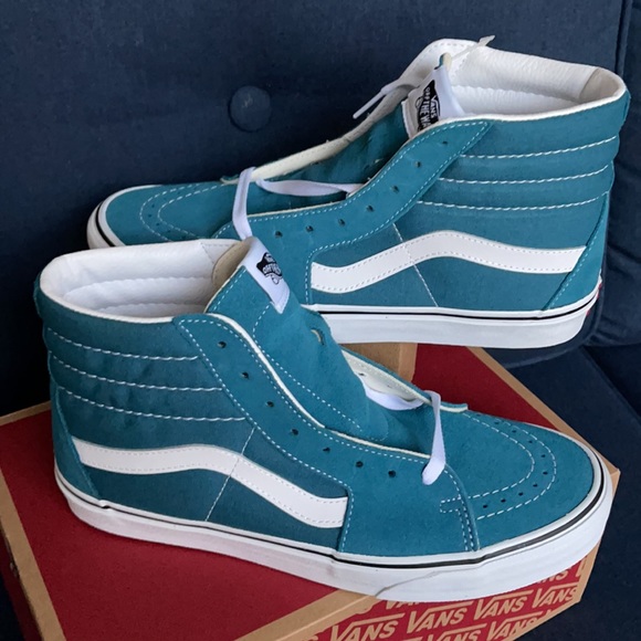 Vans Sk8-Hi Blue Coral/True White MENS - Picture 12 of 16